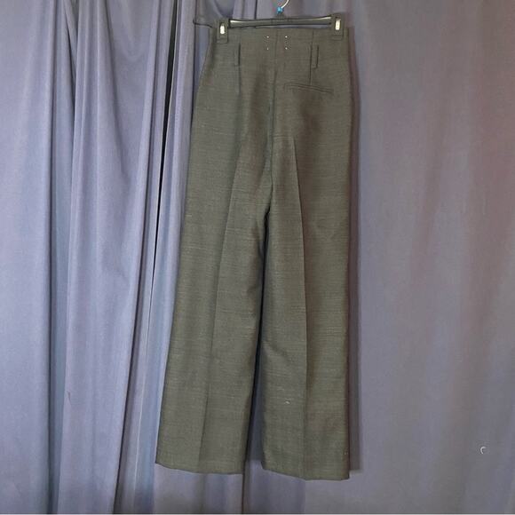 FORTE FORTE 100% Wool High Rise Grey Trouser Pant Size 00 13225_my pants - Picture 10 of 16